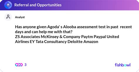 1) Reason for choosing Agoda. . Agoda assessment test questions